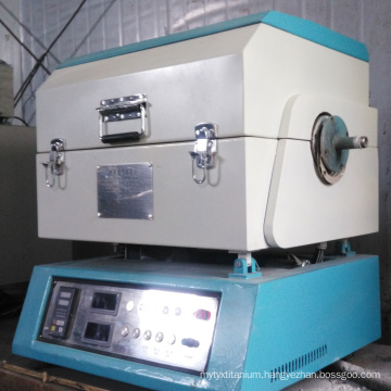 Non-metallic furnace tube rotary furnace for laboratory or pilot line